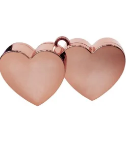 Rose gold ballonvægt, Hjerter