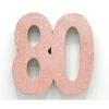 Rose gold borddekoration 80