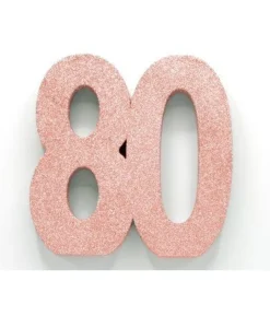 Rose gold borddekoration 80