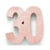 Rose gold borddekoration 30