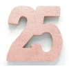 Rose gold borddekoration 25