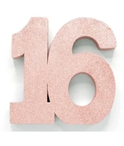 Rose gold borddekoration 16