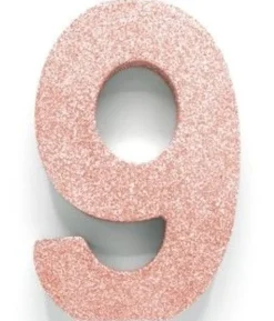 Rose gold borddekoration 9