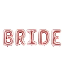 Rose gold Bride folieballon