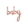 Rose gold folieballon Baby