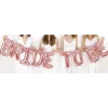 Rose Gold folieballoner Bride to Be