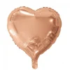 Rose Gold folieballon, Hjerte