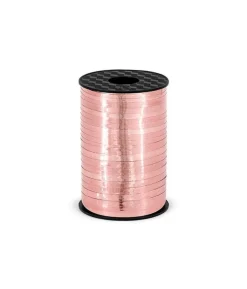 Rose gold gavebånd, metallic 225m