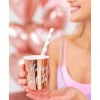 Rose gold Happy Birthday papkrus