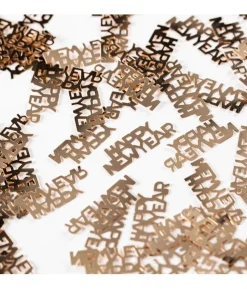 Rose gold Happy New Year konfetti