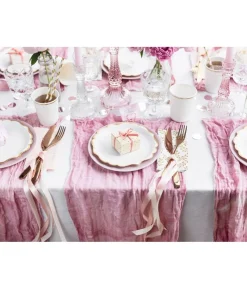 Rose gold hjerte bordkortholder