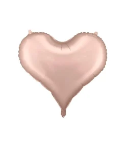 Rose gold hjerte folieballon