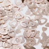 Rose gold hjerte konfetti