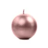Rose gold kuglelys, 6 cm