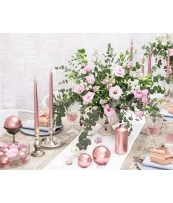 Rose gold kuglelys, 8 cm