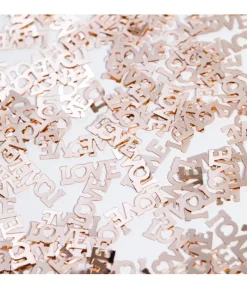 Rose gold Love konfetti