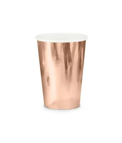 Rose gold papkrus, 6 stk
