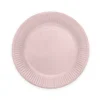 Rose gold paptallerkner, 23cm 16 stk