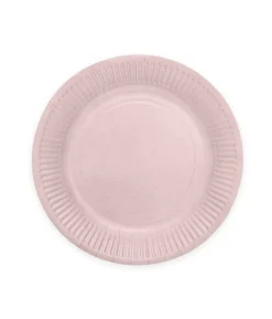 Rose gold paptallerkner, 23cm 16 stk