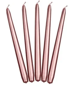 Rose gold stearinlys