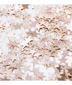 Rose gold stjerne konfetti