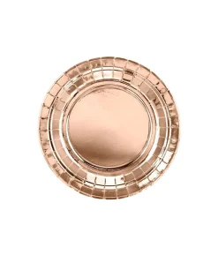 Rose gold tallerkner, 18 cm