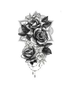 Rose tatovering