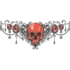 Ruby Skull tatovering