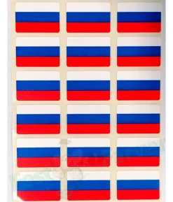 Rusland flag stickers