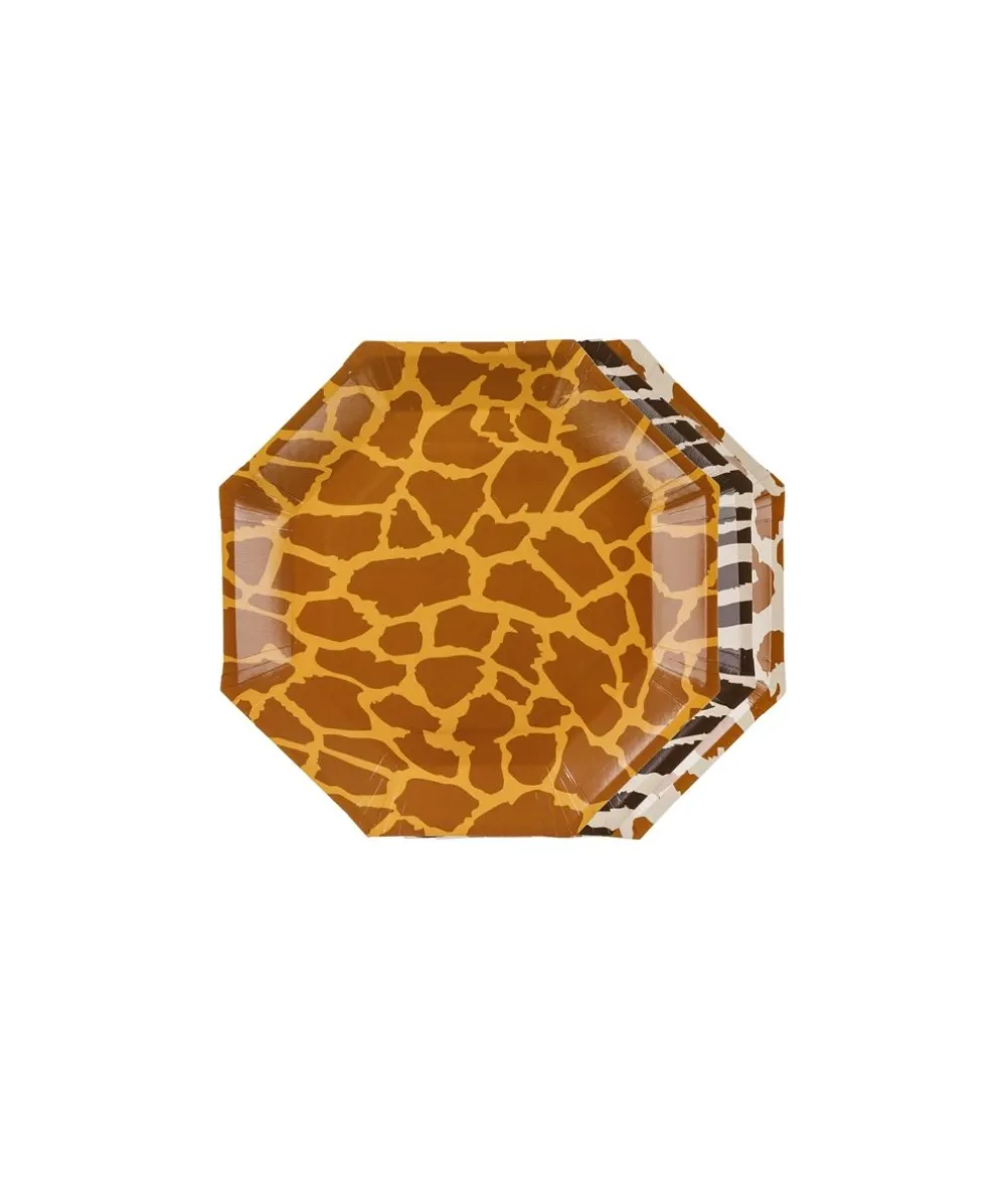 Safari tallerkner, 6 stk