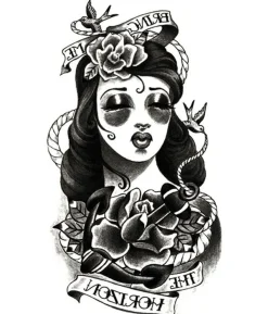 Sailor Woman tatovering