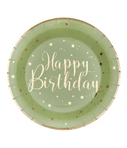 Salvie Happy Birthday paptallerkner