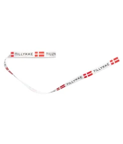 Satinbånd Tillykke, 5 m