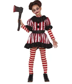 Scary Clown girl kostume