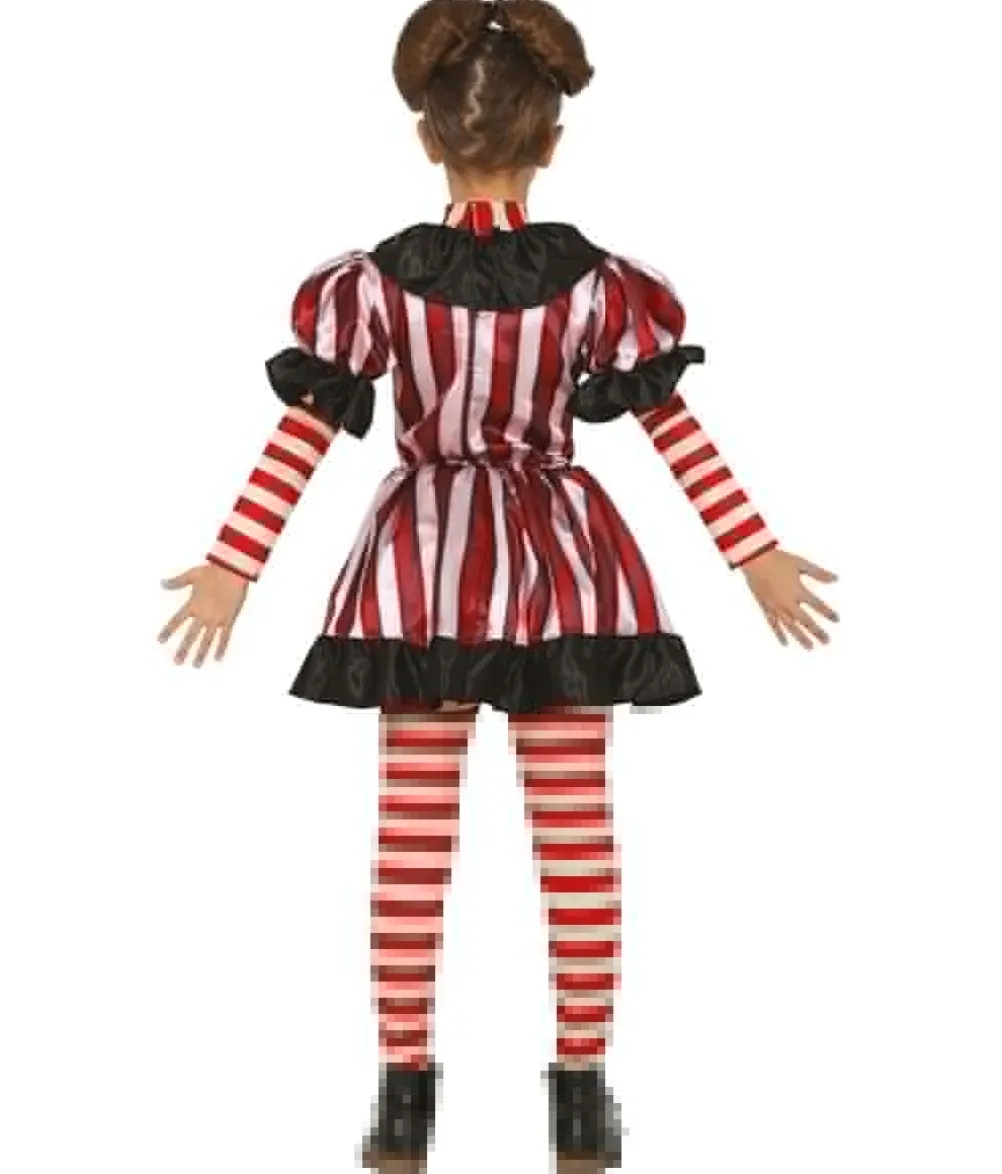 Scary Clown girl kostume