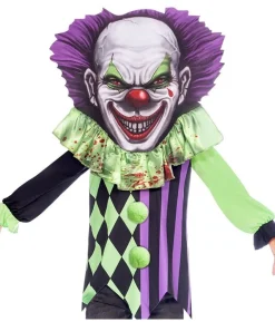 Scary clown kostume, Big head