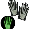 Selvlysende skelet handsker