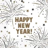Servietter Happy New Year, 20 stk