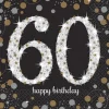 Servietter 60 år Sparkling
