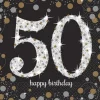 Servietter 50 år Sparkling