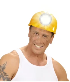 Sikkerhedshjelm med lys
