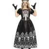 Skelet dronning kostume