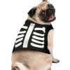 Skelet kostume til hund