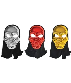 Skelet maske med hætte