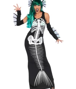 Skeleton Siren kostume