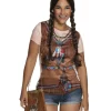 Skuldertaske i ruskind-look