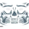 Skull Face tatovering