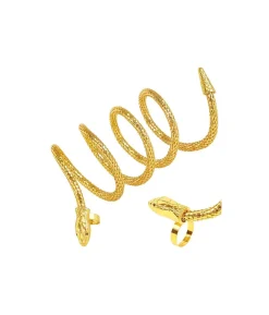 Slange armbånd med ring