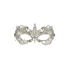 Sølv blonde halvmaske