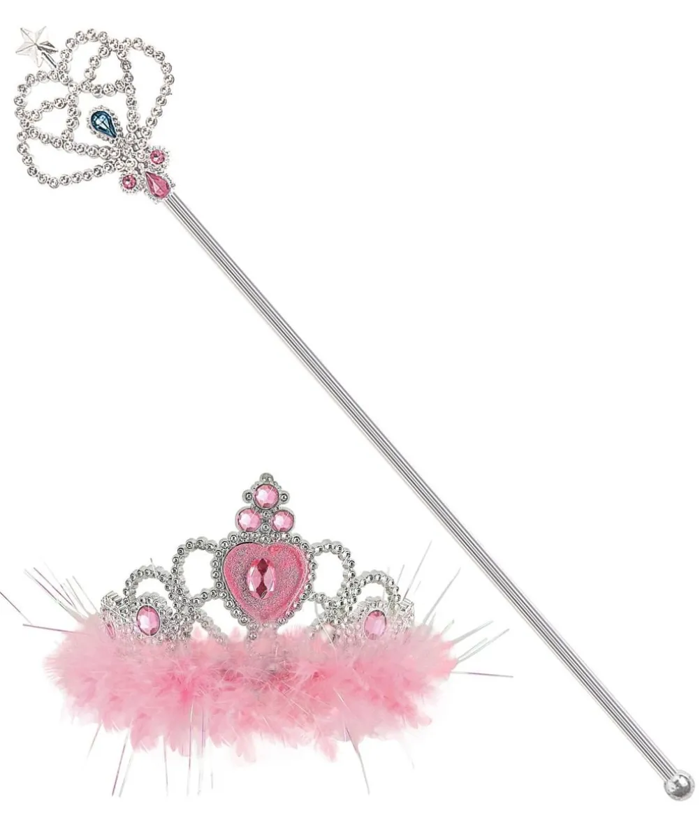 Sølv diadem og scepter